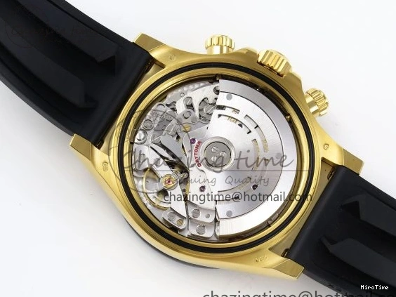 MiroTime 0106 DAYTONA 116518 APSF 1:1 BEST EDITION BLACK DIAL ON OYSTERFLEX RUBBER STRAP SH RelaxedFit 1782